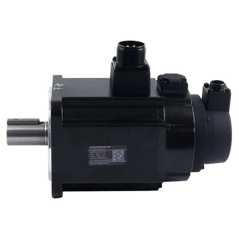 A6 Series 1500W RS485 AC Servo Motor Kit 3000rpm 4.78Nm w/ Brake 17-Bit Absolute Encoder IP67 - A6-RS1500H2B1-M17 | StepperOnline CA
