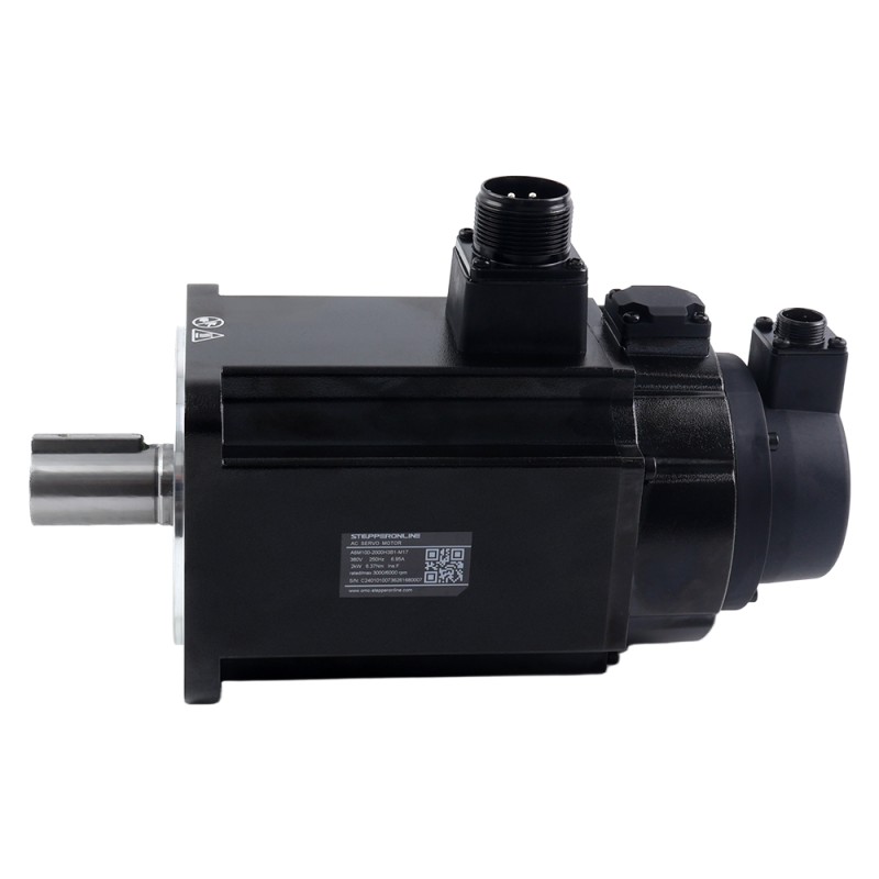 A6 Series 2000W RS485 AC Servo Motor Kit 3000rpm 6.37Nm w/ Brake 17-Bit Absolute Encoder IP67 - A6-RS2000H3B1-M17 | StepperOnline CA