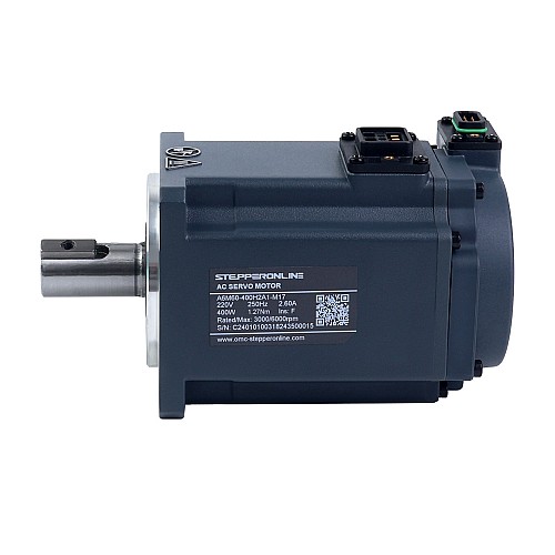A6 Series 400W EtherCAT AC Servo Motor Kit 3000rpm 1.27Nm 17-Bit Absolute Encoder IP67 - A6-EC400H2A1-M17 | StepperOnline CA A6 Series 400W EtherCAT AC Servo Motor Kit 3000rpm 1.27Nm 17-Bit Absolute Encoder IP67 - A6-EC400H2A1-M17 | StepperOnline CA