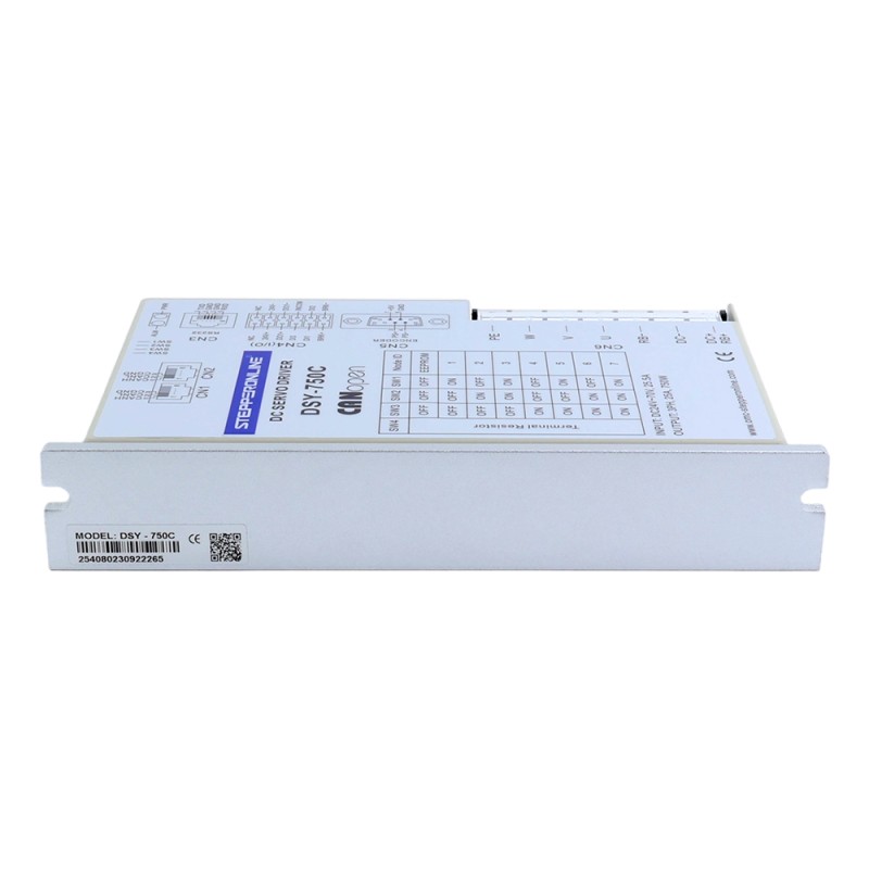 DSY Series 750W CANopen DC Servo Motor 24-70VDC 2.39Nm w/ Brake 3000rpm 17-Bit Incremental Encoder IP65 - DSY-C750L2B2-M17S | StepperOnline CA