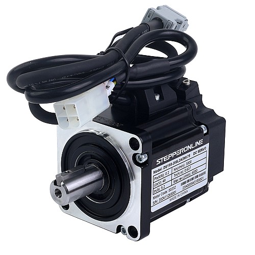 DSY Series 200W CANopen DC Servo Motor 24-70VDC 0.637Nm 3000rpm 17-Bit Incremental Encoder IP65 - DSY-C200L2A2-M17S | StepperOnline CA