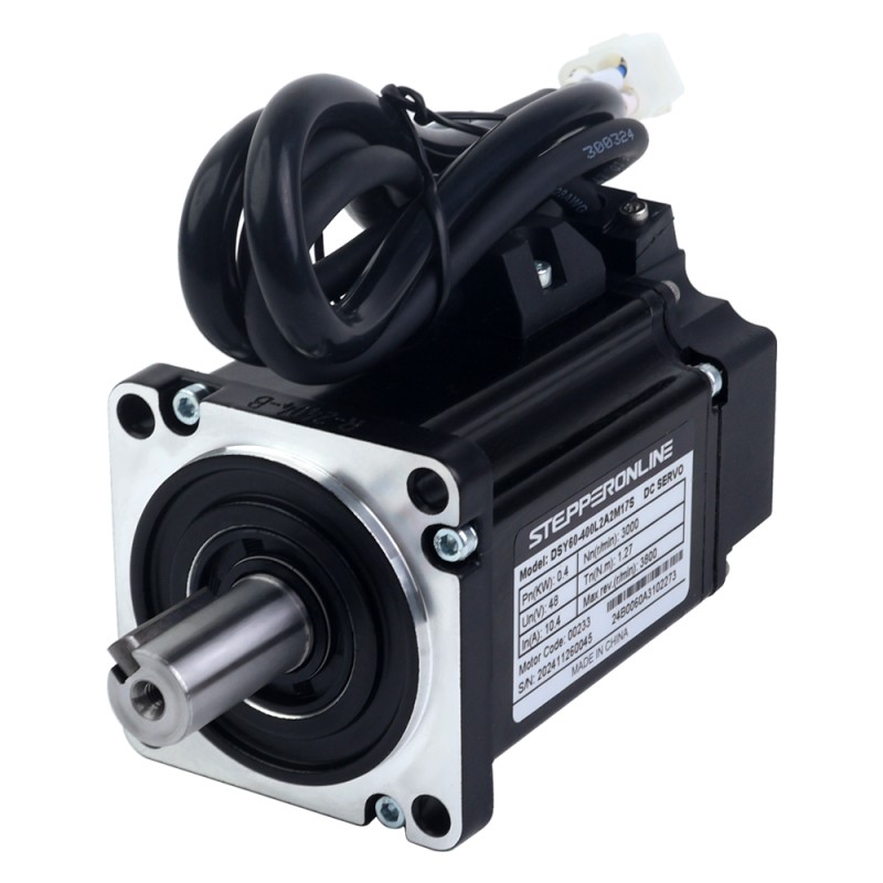 DSY Series 400W CANopen DC Servo Motor 24-70VDC 1.27Nm 3000rpm 17-Bit Incremental Encoder IP65 - DSY-C400L2A2-M17S | StepperOnline CA