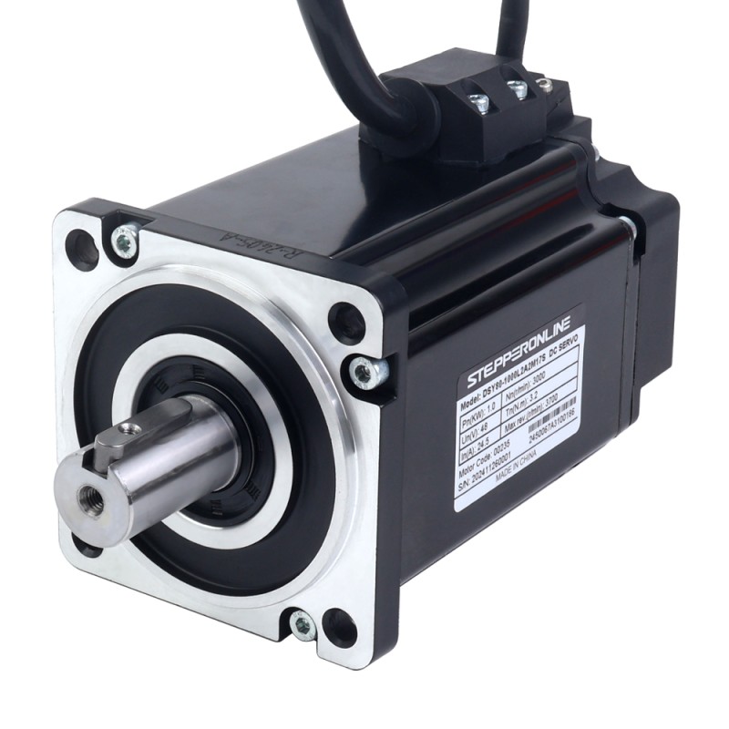 DSY Series 1000W CANopen DC Servo Motor 24-70VDC 3.20Nm 3000rpm 17-Bit Incremental Encoder IP65 - DSY-C1000L2A2-M17S | StepperOnline CA