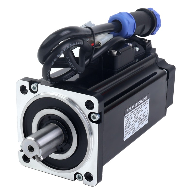 DSY Series 1000W CANopen DC Servo Motor 24-70VDC 3.20Nm w/ Brake 3000rpm 17-Bit Incremental Encoder IP65 - DSY-C1000L2B2-M17S | StepperOnline CA