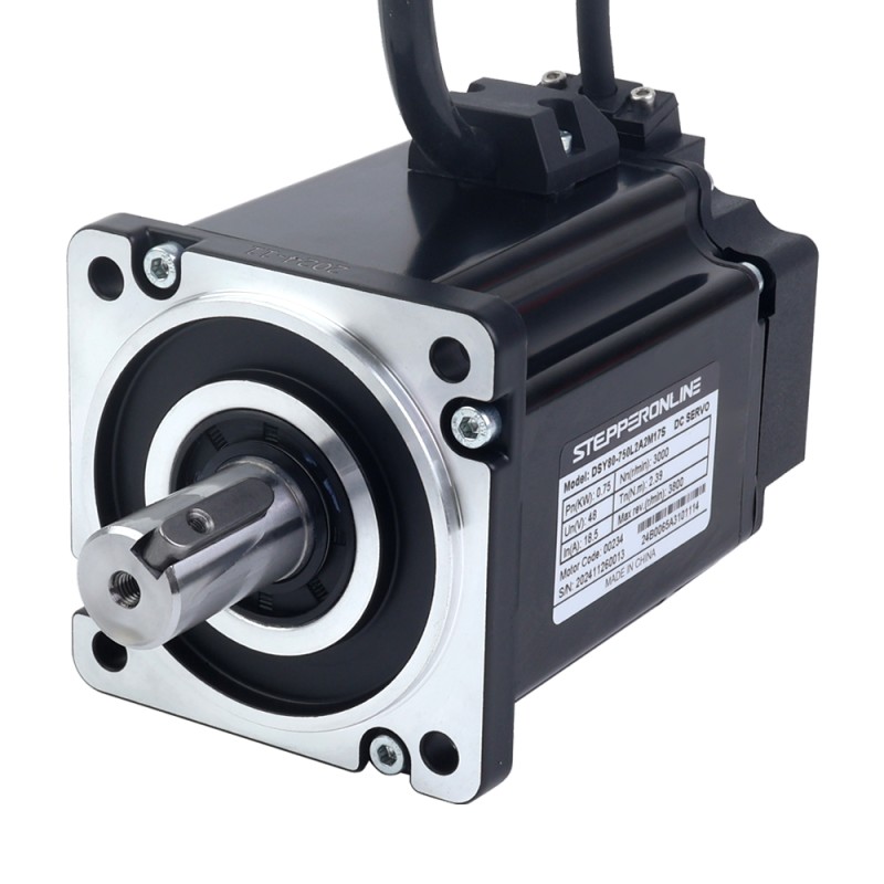 DSY Series 750W CANopen DC Servo Motor 24-70VDC 2.39Nm 3000rpm 17-Bit Incremental Encoder IP65 - DSY-C750L2A2-M17S | StepperOnline CA