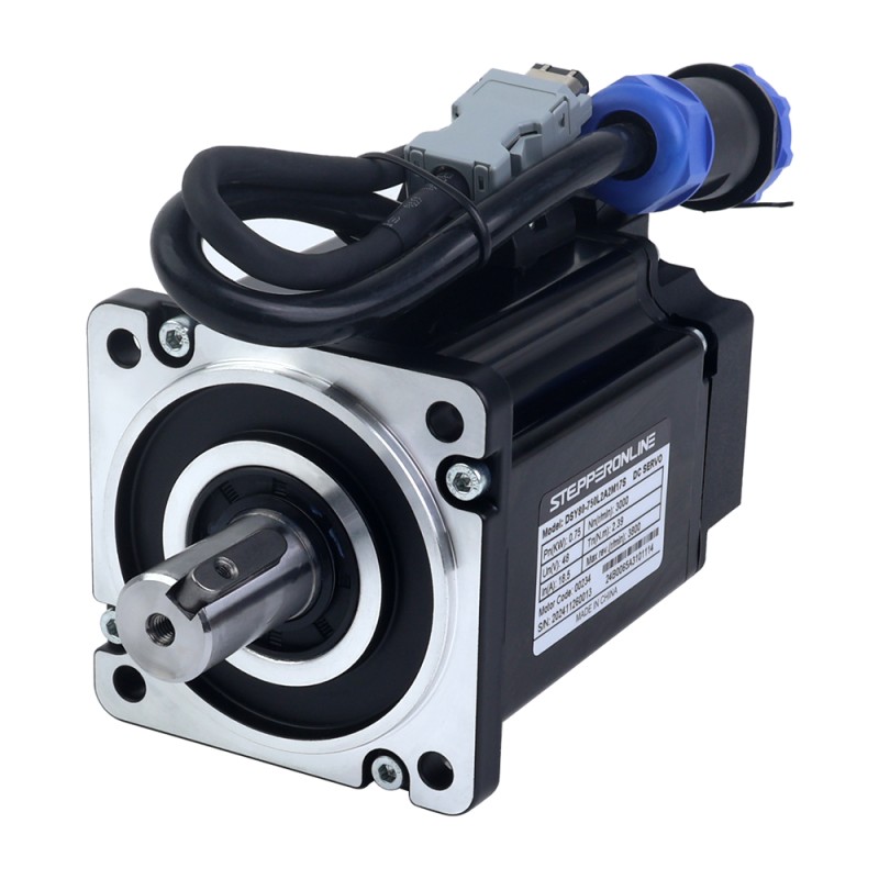 DSY Series 750W CANopen DC Servo Motor 24-70VDC 2.39Nm 3000rpm 17-Bit Incremental Encoder IP65 - DSY-C750L2A2-M17S | StepperOnline CA