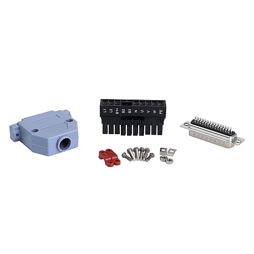 E6 Series 200W AC Servo Motor Kit 3000rpm 0.64Nm 17-Bit Encoder IP65 - E6-RS200H2A2-M17S | StepperOnline CA E6 Series 200W AC Servo Motor Kit 3000rpm 0.64Nm 17-Bit Encoder IP65 - E6-RS200H2A2-M17S | StepperOnline CA