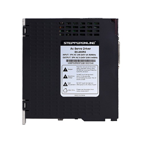E6 Series 400W AC Servo Motor Kit 3000rpm 1.27Nm 17-Bit Encoder IP65 - E6-RS400H2A2-M17S | StepperOnline CA E6 Series 400W AC Servo Motor Kit 3000rpm 1.27Nm 17-Bit Encoder IP65 - E6-RS400H2A2-M17S | StepperOnline CA