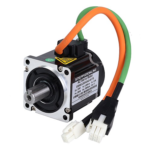 E6 Series 200W AC Servo Motor Kit 3000rpm 0.64Nm 17-Bit Encoder IP65 - E6-RS200H2A2-M17S | StepperOnline CA E6 Series 200W AC Servo Motor Kit 3000rpm 0.64Nm 17-Bit Encoder IP65 - E6-RS200H2A2-M17S | StepperOnline CA