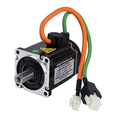 E6 Series 400W AC Servo Motor Kit 3000rpm 1.27Nm 17-Bit Encoder IP65 - E6-RS400H2A2-M17S | StepperOnline CA E6 Series 400W AC Servo Motor Kit 3000rpm 1.27Nm 17-Bit Encoder IP65 - E6-RS400H2A2-M17S | StepperOnline CA