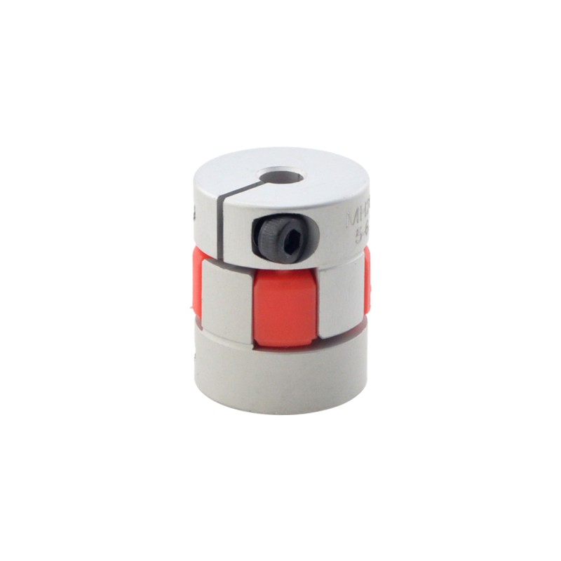5mm - 6.35mm Flexible Jaw Coupling 20x25mm CNC Stepper Motor Shaft Coupler - MH2025-5-6.35 | StepperOnline CA