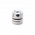 6.35mm - 6.35mm Flexible Single Disc Coupling 26x26mm CNC Stepper Motor Shaft Coupler