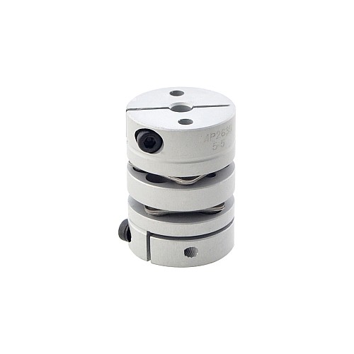 5mm - 5mm Flexible Double Disc Coupling 26x35mm CNC Stepper Motor Shaft Coupler - MP2635-5-5 | StepperOnline CA 5mm - 5mm Flexible Double Disc Coupling 26x35mm CNC Stepper Motor Shaft Coupler - MP2635-5-5 | StepperOnline CA