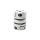 5mm - 6.35mm Flexible Double Disc Coupling 26x35mm CNC Stepper Motor Shaft Coupler - MP2635-5-6.35 | StepperOnline CA