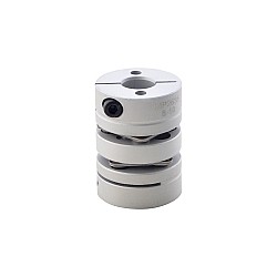 8mm - 10mm Flexible Double Disc Coupling 26x35mm CNC Stepper Motor Shaft Coupler