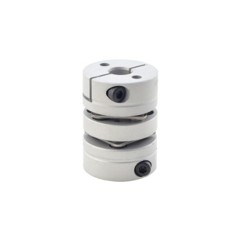 8mm - 8mm Flexible Double Disc Coupling 26x35mm CNC Stepper Motor Shaft Coupler