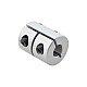 6.35mm - 8mm Rigid Coupling 20x25mm CNC Stepper Motor Shaft Coupler - GX2025-6.35-8 | StepperOnline CA