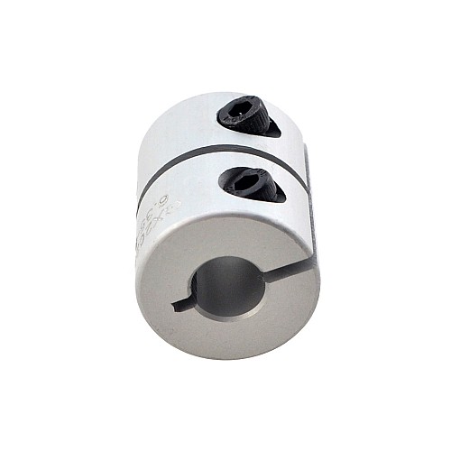 6.35mm - 8mm Rigid Coupling 20x25mm CNC Stepper Motor Shaft Coupler - GX2025-6.35-8 | StepperOnline CA