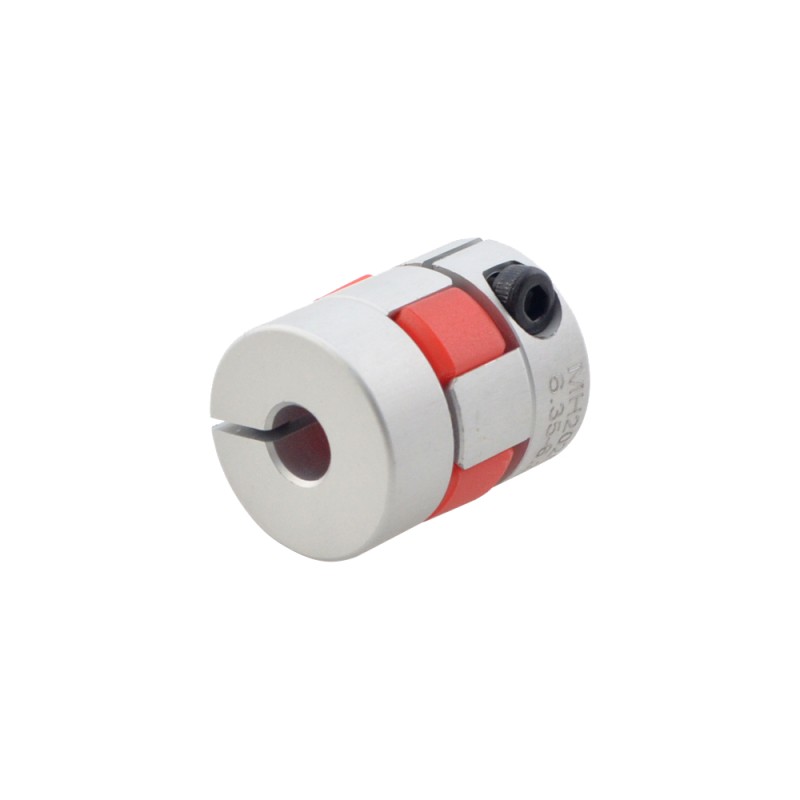 6.35mm - 6.35mm Flexible Jaw Coupling 20x25mm CNC Stepper Motor Shaft Coupler - MH2025-6.35-6.35 | StepperOnline CA