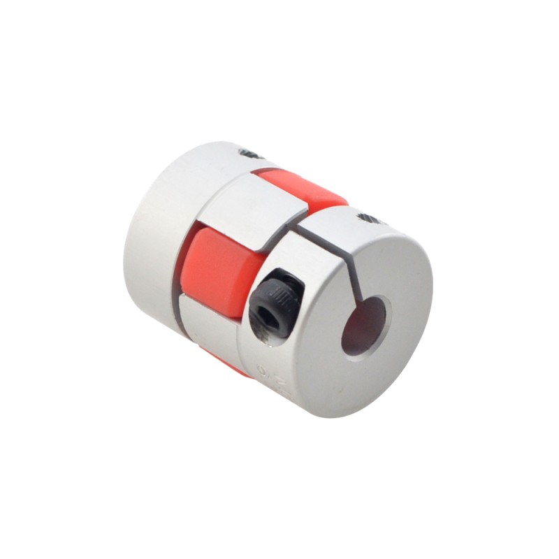 6.35mm - 6.35mm Flexible Jaw Coupling 20x25mm CNC Stepper Motor Shaft Coupler - MH2025-6.35-6.35 | StepperOnline CA