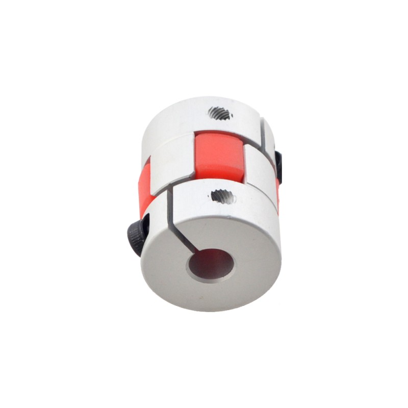6.35mm - 6.35mm Flexible Jaw Coupling 20x25mm CNC Stepper Motor Shaft Coupler - MH2025-6.35-6.35 | StepperOnline CA