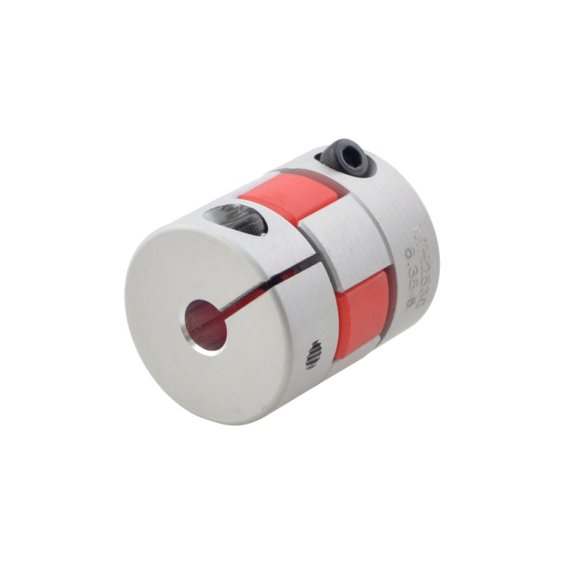 6.35mm - 8mm Flexible Jaw Coupling 25x30mm CNC Stepper Motor Shaft Coupler - MH2530-6.35-8 | StepperOnline CA