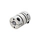8mm - 8mm Flexible Double Disc Coupling 19x26mm CNC Stepper Motor Shaft Coupler - MP1926-8-8 | StepperOnline CA