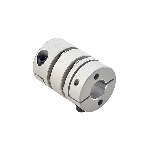 8mm - 8mm Flexible Double Disc Coupling 19x26mm CNC Stepper Motor Shaft Coupler - MP1926-8-8 | StepperOnline CA