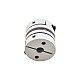 5mm - 6mm Flexible Single Disc Coupling 26x26mm CNC Stepper Motor Shaft Coupler - MP2626-5-6 | StepperOnline CA