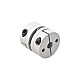 5mm - 6.35mm Flexible Single Disc Coupling 26x26mm CNC Stepper Motor Shaft Coupler - MP2626-5-6.35 | StepperOnline CA