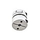 5mm - 6.35mm Flexible Single Disc Coupling 26x26mm CNC Stepper Motor Shaft Coupler - MP2626-5-6.35 | StepperOnline CA