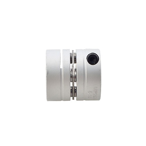6mm - 10mm Flexible Single Disc Coupling 26x26mm CNC Stepper Motor Shaft Coupler - MP2626-6-10 | StepperOnline CA