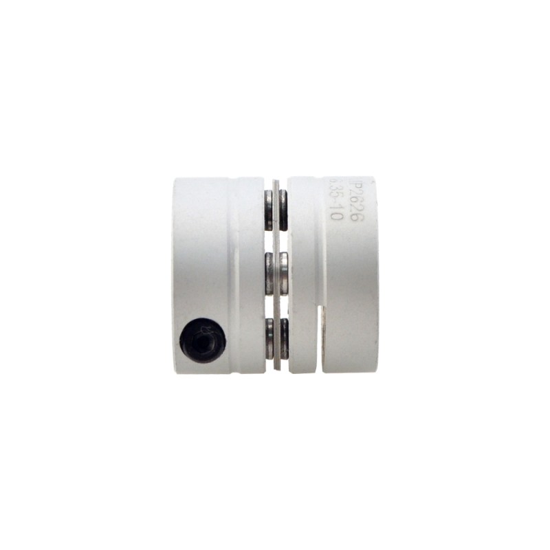 6.35mm - 10mm Flexible Single Disc Coupling 26x26mm CNC Stepper Motor Shaft Coupler - MP2626-6.35-10 | StepperOnline CA