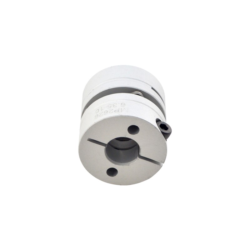6.35mm - 10mm Flexible Single Disc Coupling 26x26mm CNC Stepper Motor Shaft Coupler - MP2626-6.35-10 | StepperOnline CA