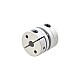 6.35mm - 8mm Flexible Single Disc Coupling 26x26mm CNC Stepper Motor Shaft Coupler - MP2626-6.35-8 | StepperOnline CA