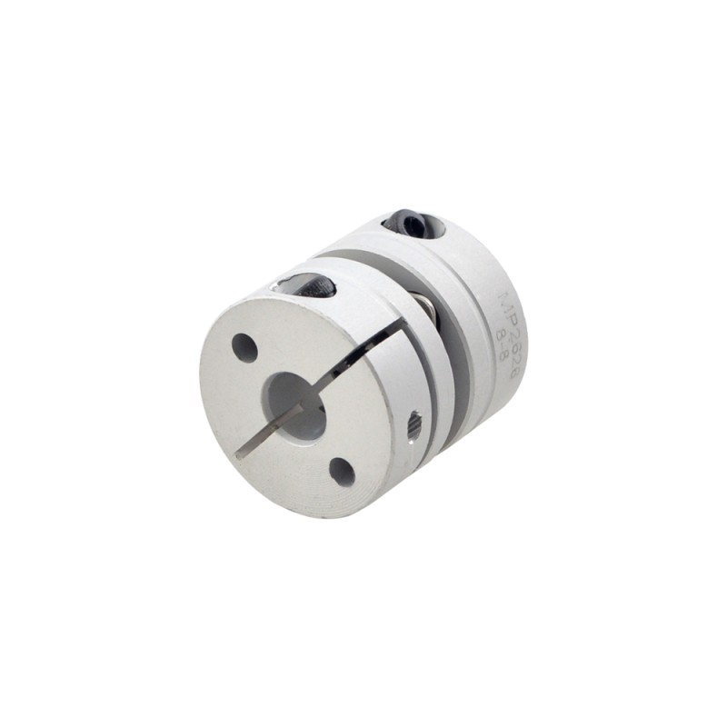 8mm - 8mm Flexible Single Disc Coupling 26x26mm CNC Stepper Motor Shaft Coupler - MP2626-8-8 | StepperOnline CA