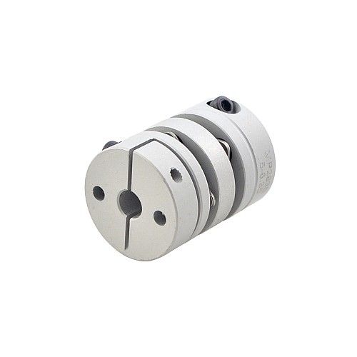 5mm - 6.35mm Flexible Double Disc Coupling 26x35mm CNC Stepper Motor Shaft Coupler - MP2635-5-6.35 | StepperOnline CA