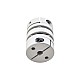 5mm - 6.35mm Flexible Double Disc Coupling 26x35mm CNC Stepper Motor Shaft Coupler - MP2635-5-6.35 | StepperOnline CA