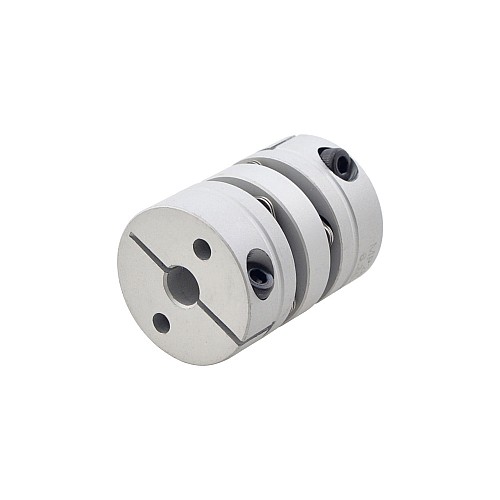 6.35mm - 10mm Flexible Double Disc Coupling 26x35mm CNC Stepper Motor Shaft Coupler - MP2635-6.35-10 | StepperOnline CA