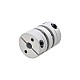 6.35mm - 10mm Flexible Double Disc Coupling 26x35mm CNC Stepper Motor Shaft Coupler - MP2635-6.35-10 | StepperOnline CA