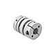 8mm - 10mm Flexible Double Disc Coupling 26x35mm CNC Stepper Motor Shaft Coupler - MP2635-8-10 | StepperOnline CA