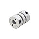 8mm - 8mm Flexible Double Disc Coupling 26x35mm CNC Stepper Motor Shaft Coupler - MP2635-8-8 | StepperOnline CA