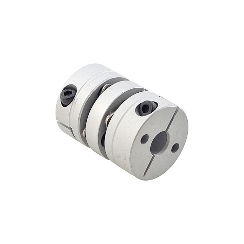 8mm - 8mm Flexible Double Disc Coupling 26x35mm CNC Stepper Motor Shaft Coupler - MP2635-8-8 | StepperOnline CA