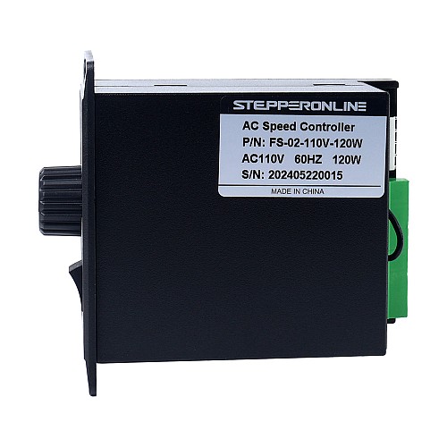 120W Single Phase 110VAC Motor Speed Controller for Variable Speed Motor - FS-02-110V-120W | StepperOnline CA 120W Single Phase 110VAC Motor Speed Controller for Variable Speed Motor - FS-02-110V-120W | StepperOnline CA