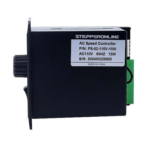 15W Single Phase 110VAC Motor Speed Controller for Variable Speed Motor - FS-02-110V-15W | StepperOnline CA 15W Single Phase 110VAC Motor Speed Controller for Variable Speed Motor - FS-02-110V-15W | StepperOnline CA