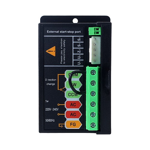 15W Single Phase 220VAC Motor Speed Controller for Variable Speed Motor - FS-02-220V-15W | StepperOnline CA