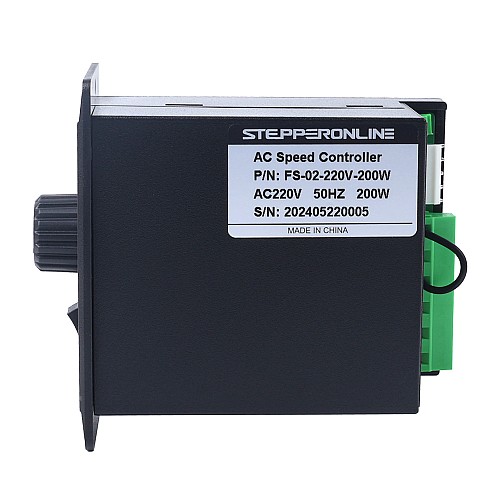 200W Single Phase 220VAC Motor Speed Controller for Variable Speed Motor - FS-02-220V-200W | StepperOnline CA 200W Single Phase 220VAC Motor Speed Controller for Variable Speed Motor - FS-02-220V-200W | StepperOnline CA