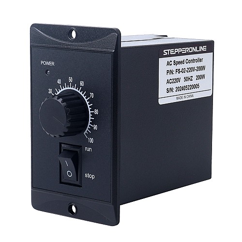 200W Single Phase 220VAC Motor Speed Controller for Variable Speed Motor - FS-02-220V-200W | StepperOnline CA 200W Single Phase 220VAC Motor Speed Controller for Variable Speed Motor - FS-02-220V-200W | StepperOnline CA