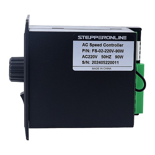 90W Single Phase 220VAC Motor Speed Controller for Variable Speed Motor - FS-02-220V-90W | StepperOnline CA 90W Single Phase 220VAC Motor Speed Controller for Variable Speed Motor - FS-02-220V-90W | StepperOnline CA