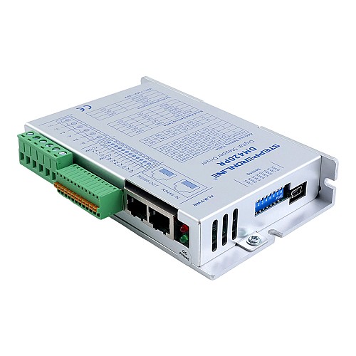 Y Series Modbus RS485 Stepper Driver 0-2.0A 24-50VDC for Nema 11, 14, 17 Stepper Motor - DM420PR | StepperOnline CA Y Series Modbus RS485 Stepper Driver 0-2.0A 24-50VDC for Nema 11, 14, 17 Stepper Motor - DM420PR | StepperOnline CA